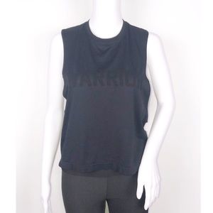 SpiritualGangster Black onBlack Warrior Muscle Tee